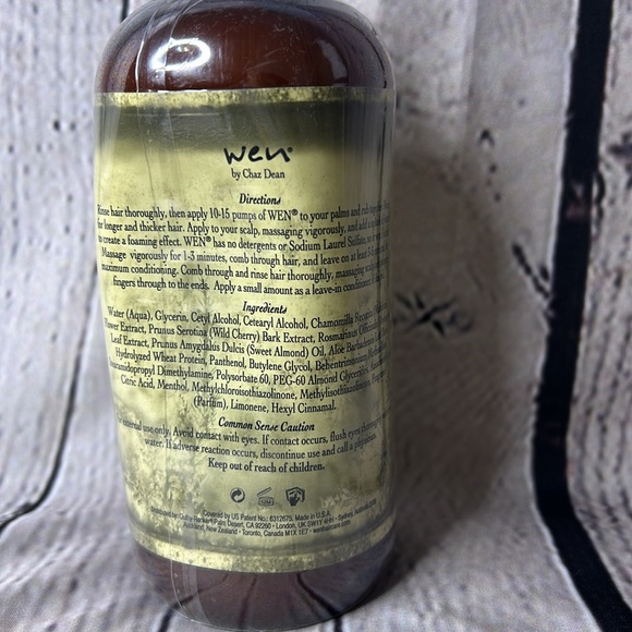 NWT Wen by Chaz Dean 16oz sweet almond mint cleansing conditioner. SEALED - Picture 2 of 5